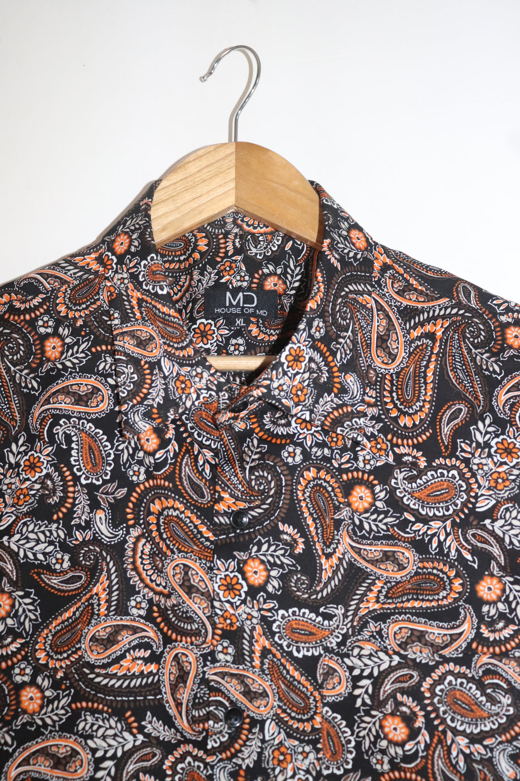 PAISLEY PRINT HALF SLEEVE SHIRT