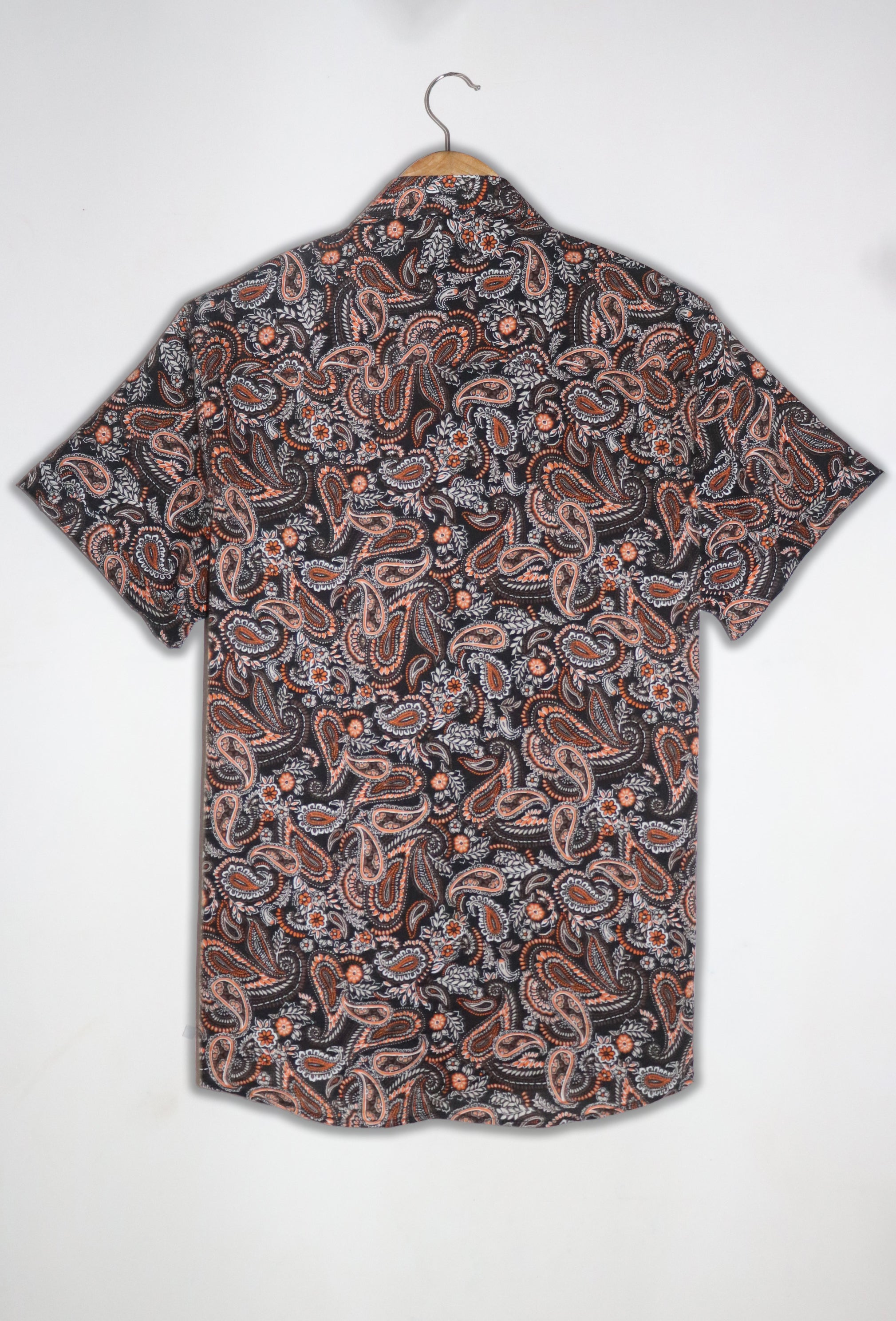 PAISLEY PRINT HALF SLEEVE SHIRT