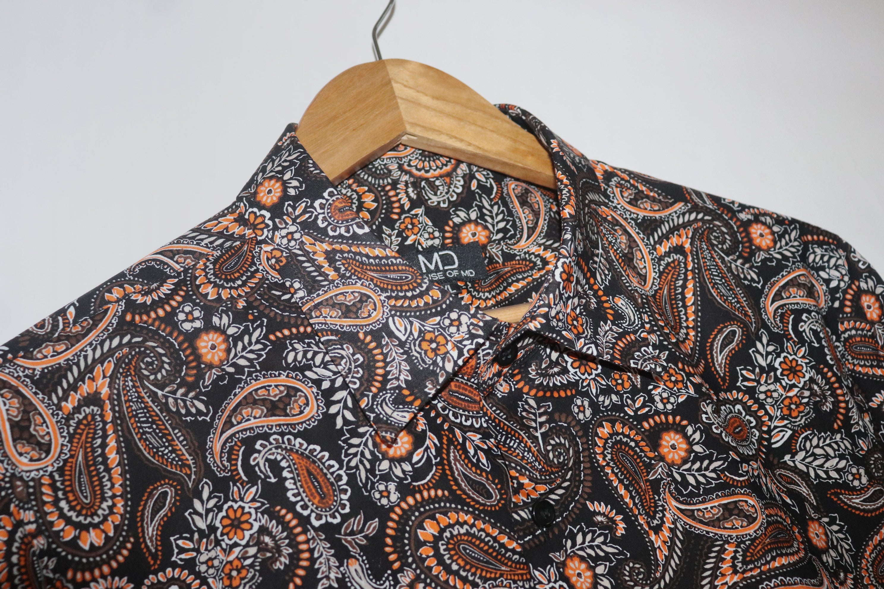 PAISLEY PRINT HALF SLEEVE SHIRT