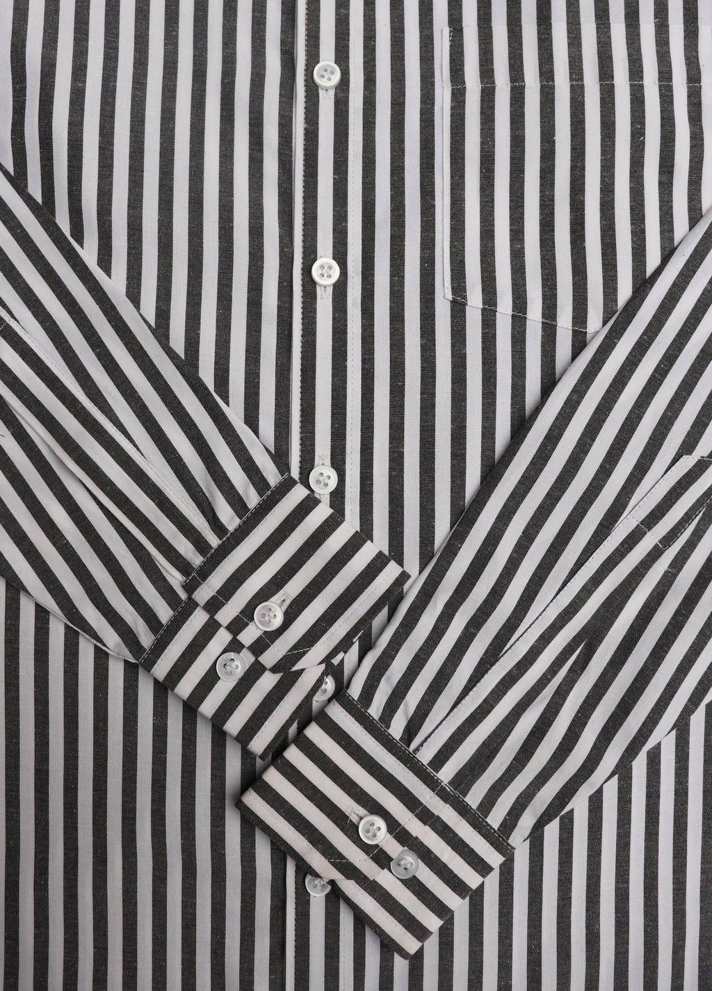 BLACK BROAD STRIPES SHIRT