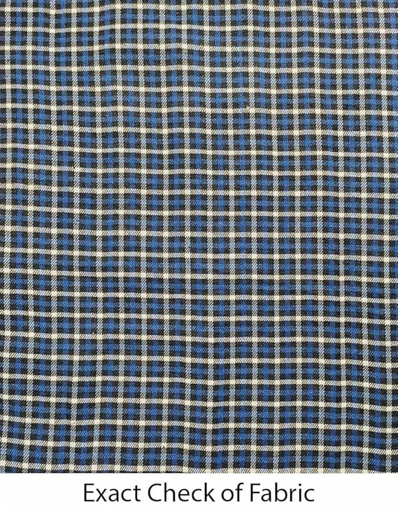 BLUE CHECKED NIGHT SUIT