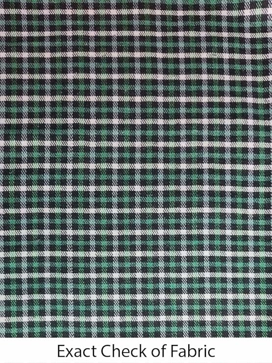 GREEN CHECKED NIGHT SUIT