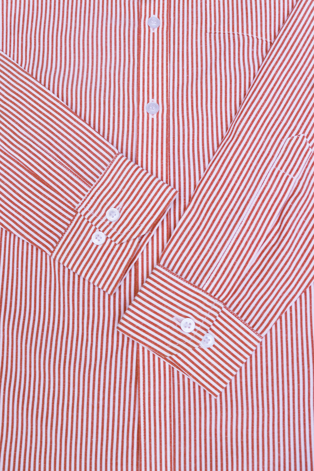RED PIN STRIPES SHIRT