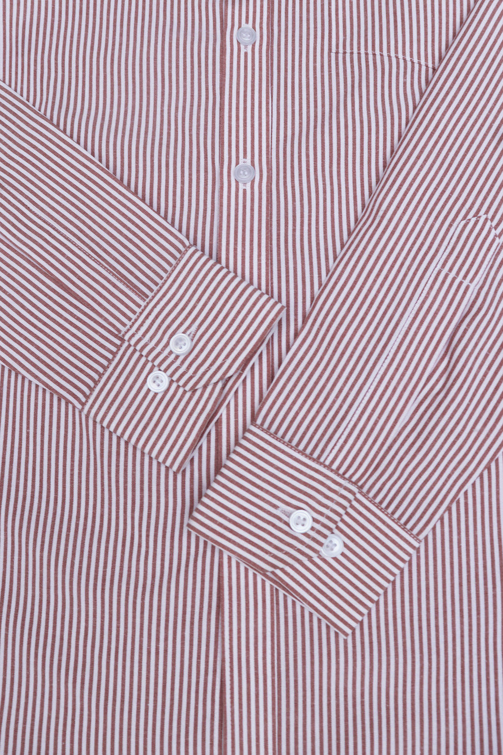 BROWN PIN STRIPES SHIRT