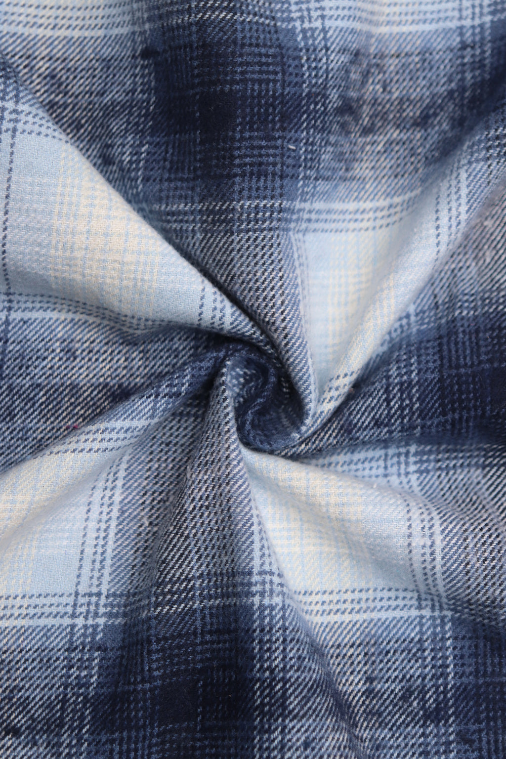 BLUE SHACKET OF BRUSHED FABRIC