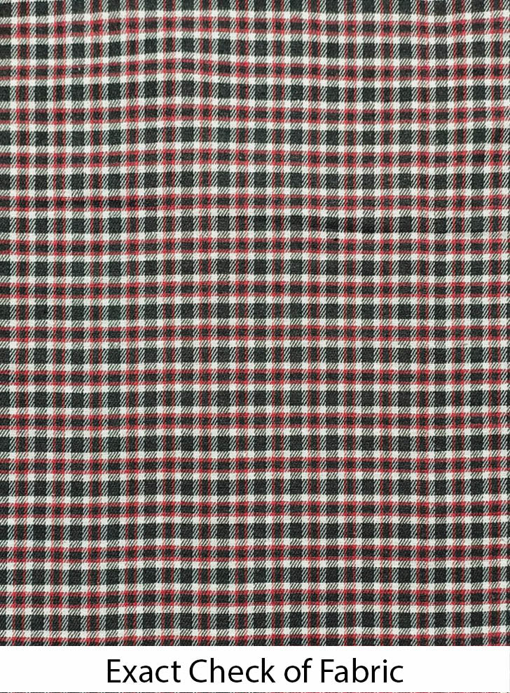 MAROON CHECKED NIGHT SUIT